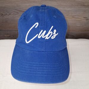Chicago Cubs MLB '47 Brand Blue Script Adjustable Strapback Women's Hat